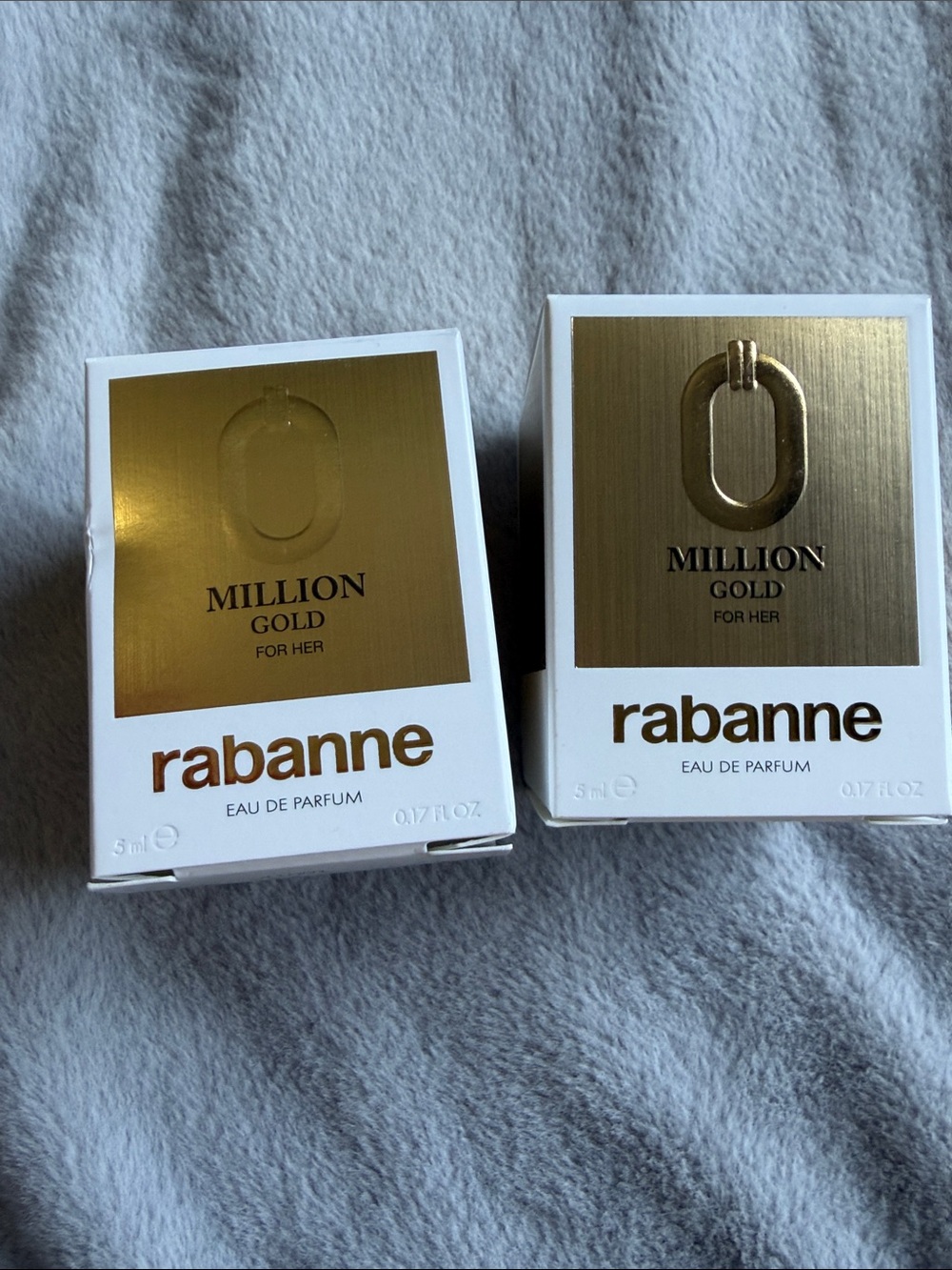 Paco Rabanne minis White & Gold Million Gold For Her Eau de Parfum (2 Pack)